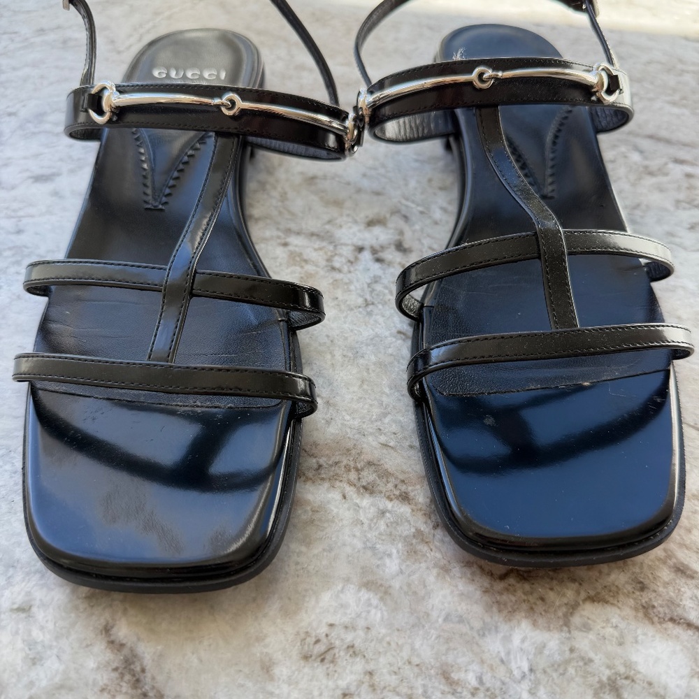 Gucci Leather Sandals - Picture 3 of 4